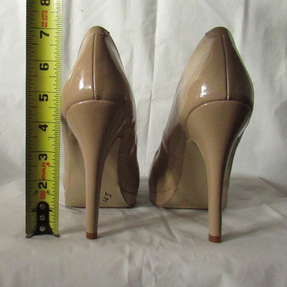 Madden Girl Nude Patent Heels - Picture 5 of 8